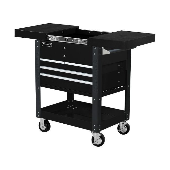 1-159.jpg Homak Pro Series 35″ 4 Drawer Slide Top Service Cart - Image 1