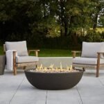 Real Flame 48.25 in. x 28.25 in. Riverside Oval Propane Gas Fire Bowl, Shale - Image 6