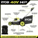 40V HP Brushless 21″ Self-Propelled Multi-Blade Mower Kits. - Image 2