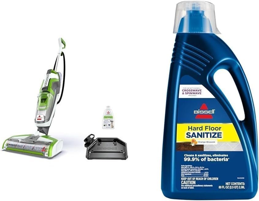 51tr883QJrL._AC_SL1001-1.jpg Bissell CrossWave Turbo All-in-One Wet Dry Vacuum Mop, 3888A - Image 1