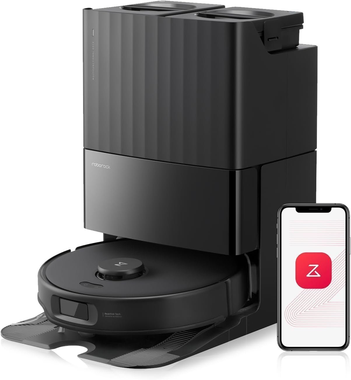 61R-Dx1HO_L._AC_SL1500-3.jpg Roborock Qrevo Edge S5A Robot Vacuum & Mop, 18,500Pa, Zero-Tangle - Image 1