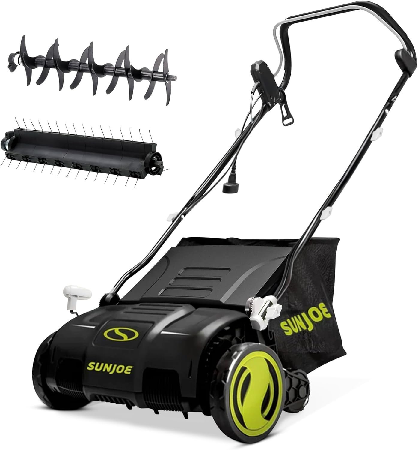 7113HP5KLKL._AC_SL1500-1.jpg Sun Joe AJ805E 13A Electric Dethatcher & Scarifier, 15 in. - Image 1
