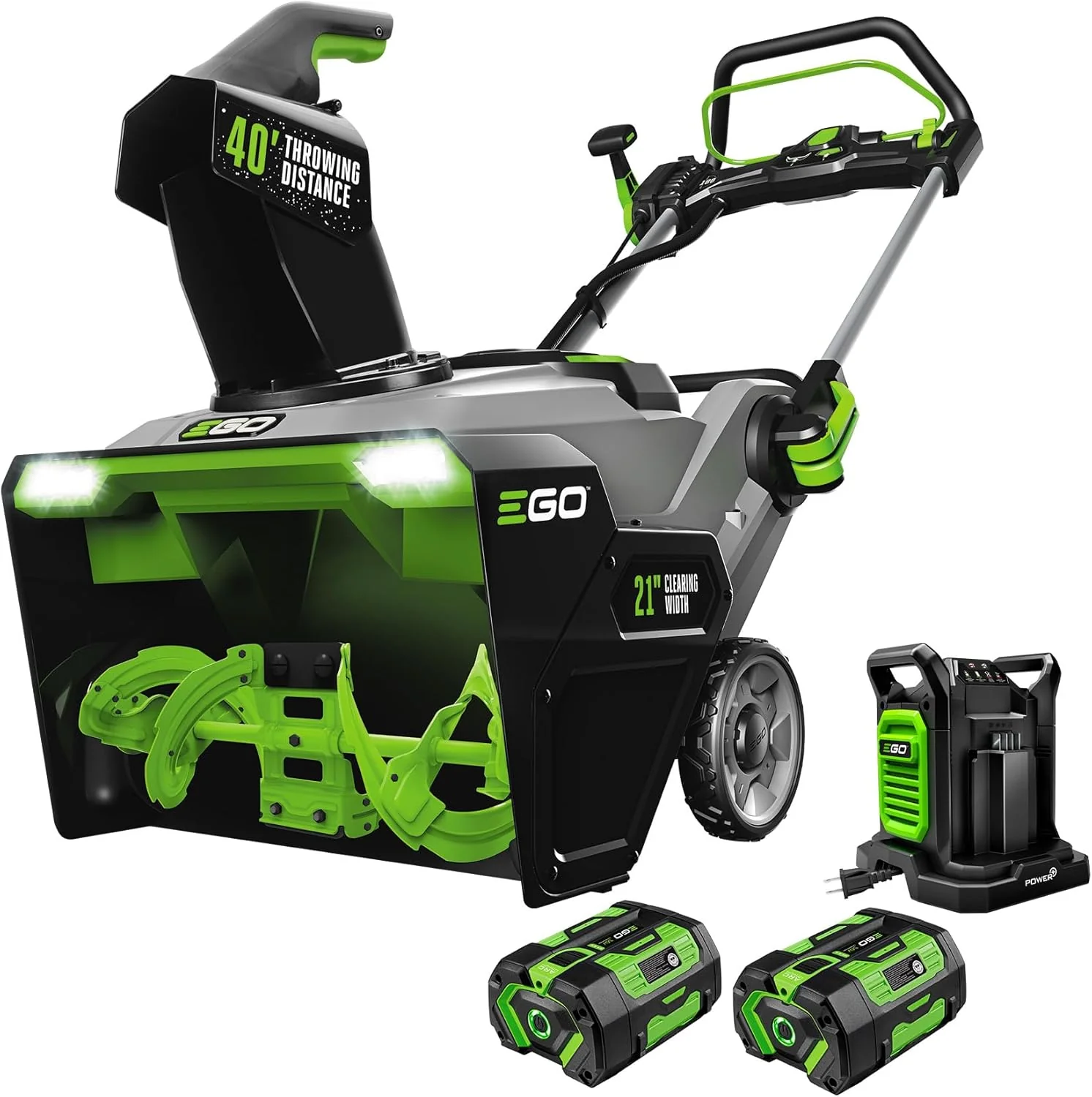 71GyA8h7j4L._AC_SL1500_1800x1800-1.webp EGO Power+ SNT2405 24-Inch 56V Self-Propelled 2-Stage Cordless Electric Snow Blower with (2) 7.5Ah Batteries & Dual-Port Charger - Image 1