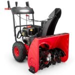 PowerSmart Snow Blower Gas Powered 24 Inch Self-Propelled 2-Stage 212cc Engine with Electric Start