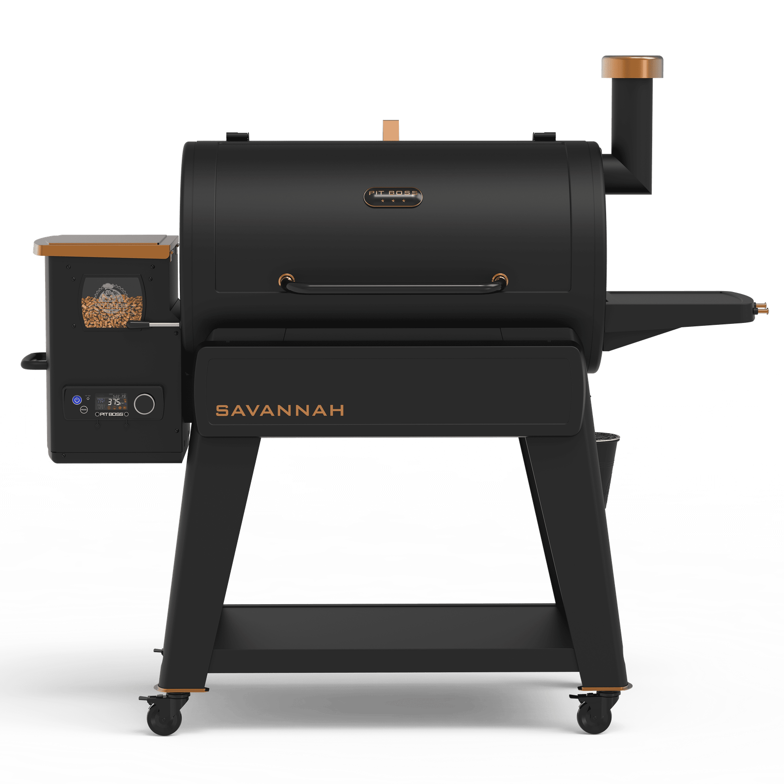 Pit-Boss-Savannah-1500-Sq-in-Wood-Pellet-Grill-and-Smoker-Onyx-Series_56507c39-9658-4e40-8e08-1ef6d5e0638a.28a499da8becf223270efd69b0cd825b.png Pit Boss Pellet Smoker, Savannah 1500 Square Inch Wood Fired Pellet Grill, Onyx Series - Image 1