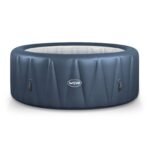 Wave Atlantic 6 Person Round Inflatable Hot Tub, Navy