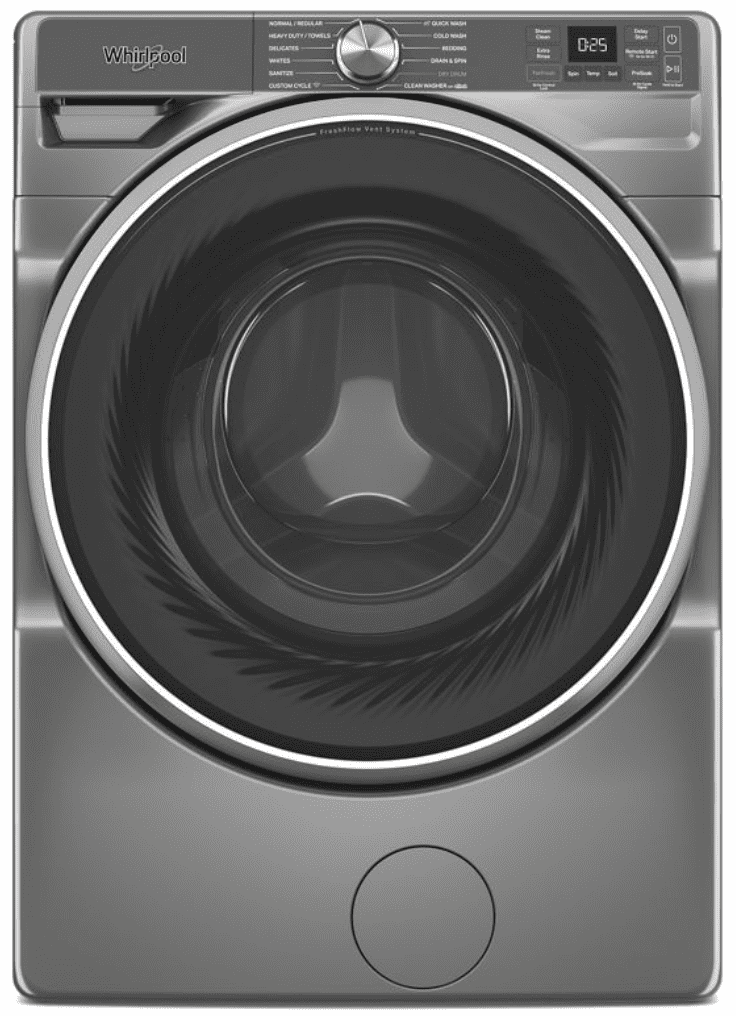 Whirlpool-WFW6720RR-27-Inch-5-0-cu-ft-Smart-Front-Load-Washer-FreshFlow-Vent-System-Silver_d6577df0-ed53-4cc6-80fc-818352c20a68.63a4e48de8a7cf931259f5510304103c.png Whirlpool WFW6720RR, 27-Inch, 5.0 cu. ft. Smart Front Load Washer, FreshFlow Vent System, Silver - Image 1