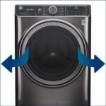 GE – 4.8 CuFt High-Efficiency Stackable Smart Front Load Washer w/UltraFresh Vent System & Microban Antimicrobial Technology – White on white - Image 3