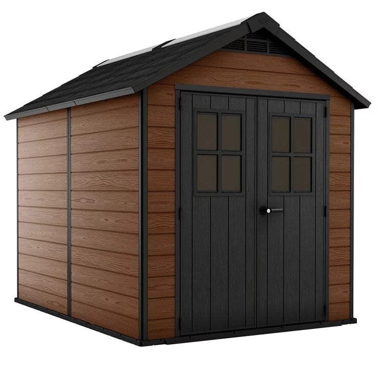 img-1861.jpg Keter Newton 7ft 6″ x 9ft 5″ (2.3 x 2.9m) Storage Shed - Image 1