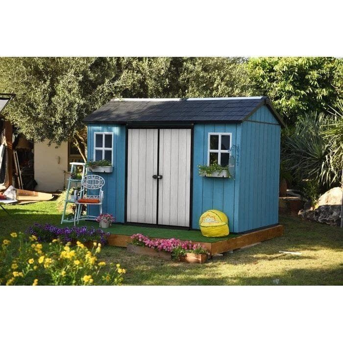 img-2452.jpg Oakland 11 ft. W x 7.5 ft. D Plastic Storage Shed - Image 1