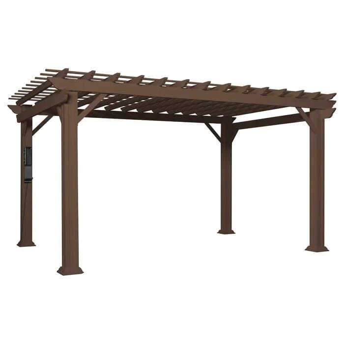 img-688.jpg Backyard Discovery 14 ft. x 10 ft. Steel Traditional Pergola - Image 1