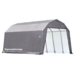 ShelterCoat Custom Round Wind and Snow Rated Shelter, 12 ft. x 20 ft. x 8 ft. Standard PE 9 oz. Grays - Image 4