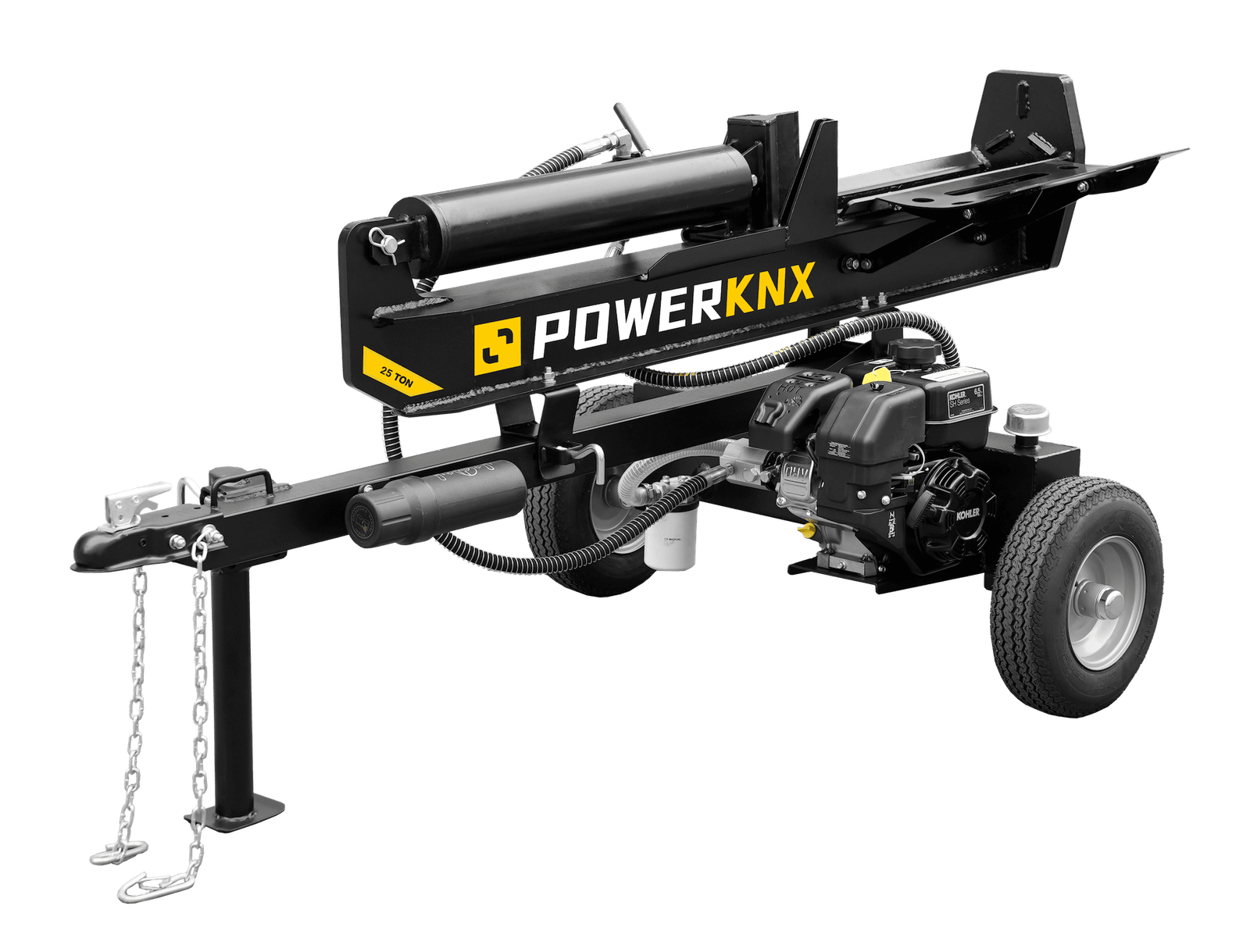 powerknx-25-ton-gas-log-splitter_main-1.png POWERKNX™ 25-Ton Vertical/Horizontal Gas Log Splitter (31-403) - Image 1